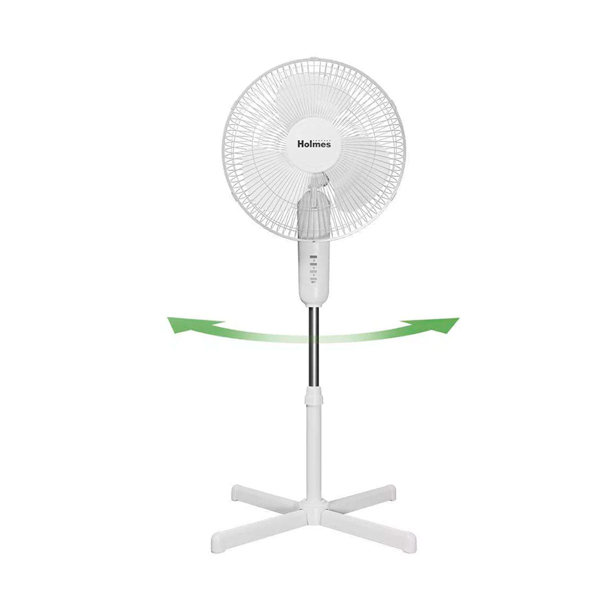 Ventilador Holmes de 3 Velocidades, color Blanco