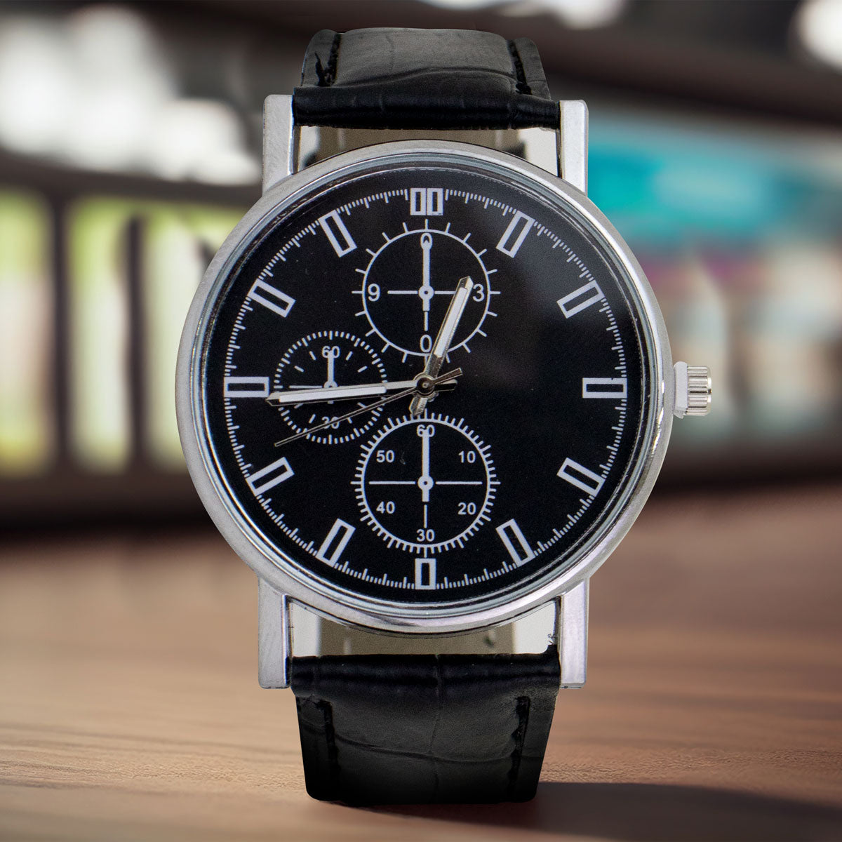 ACTIME Reloj para Caballero color Negro