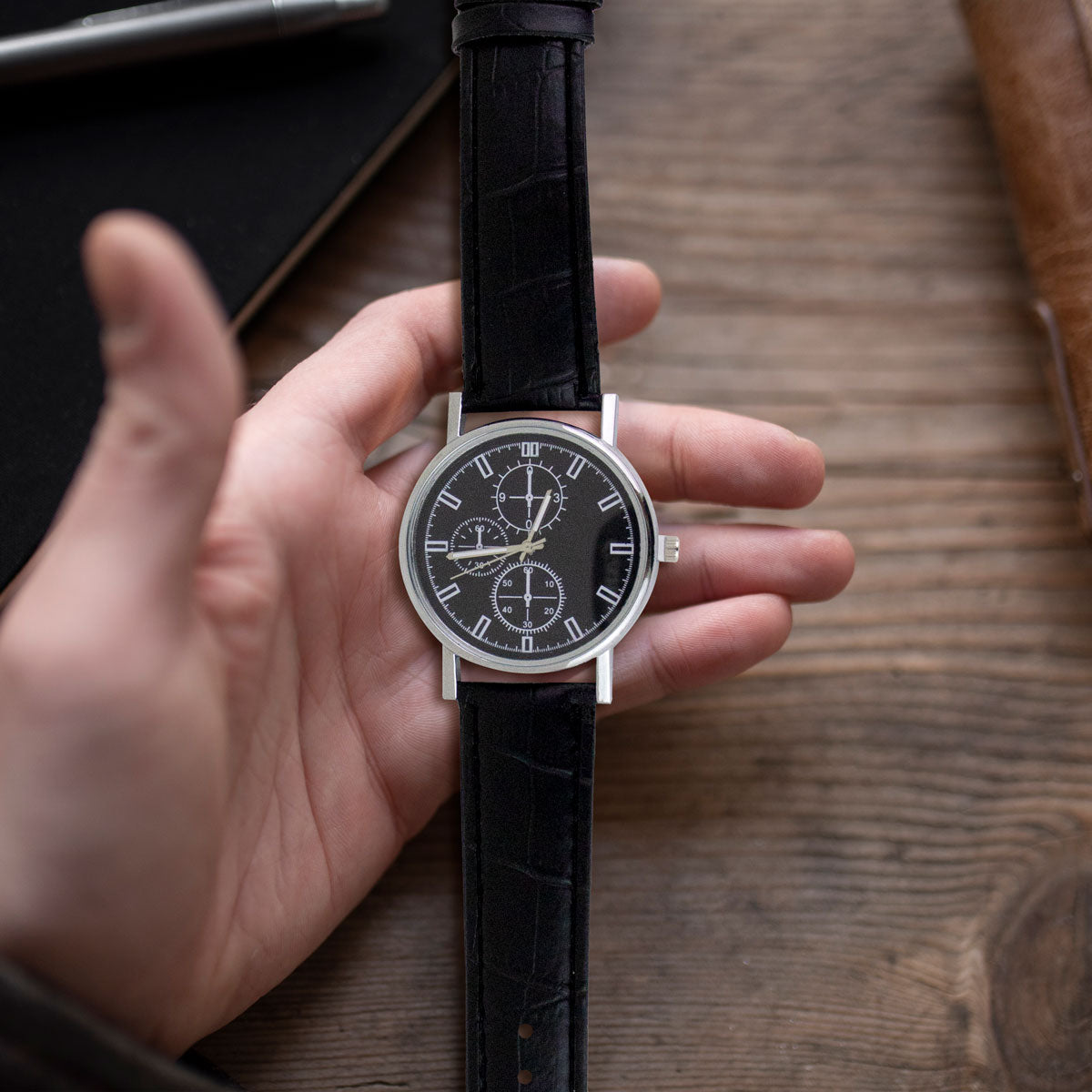 ACTIME Reloj para Caballero color Negro