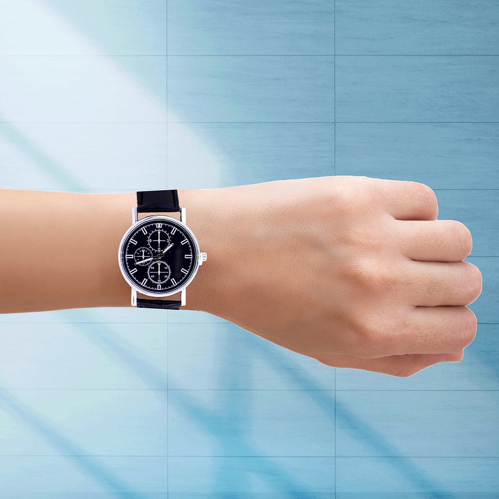 ACTIME Reloj para Dama color Negro con Blanco