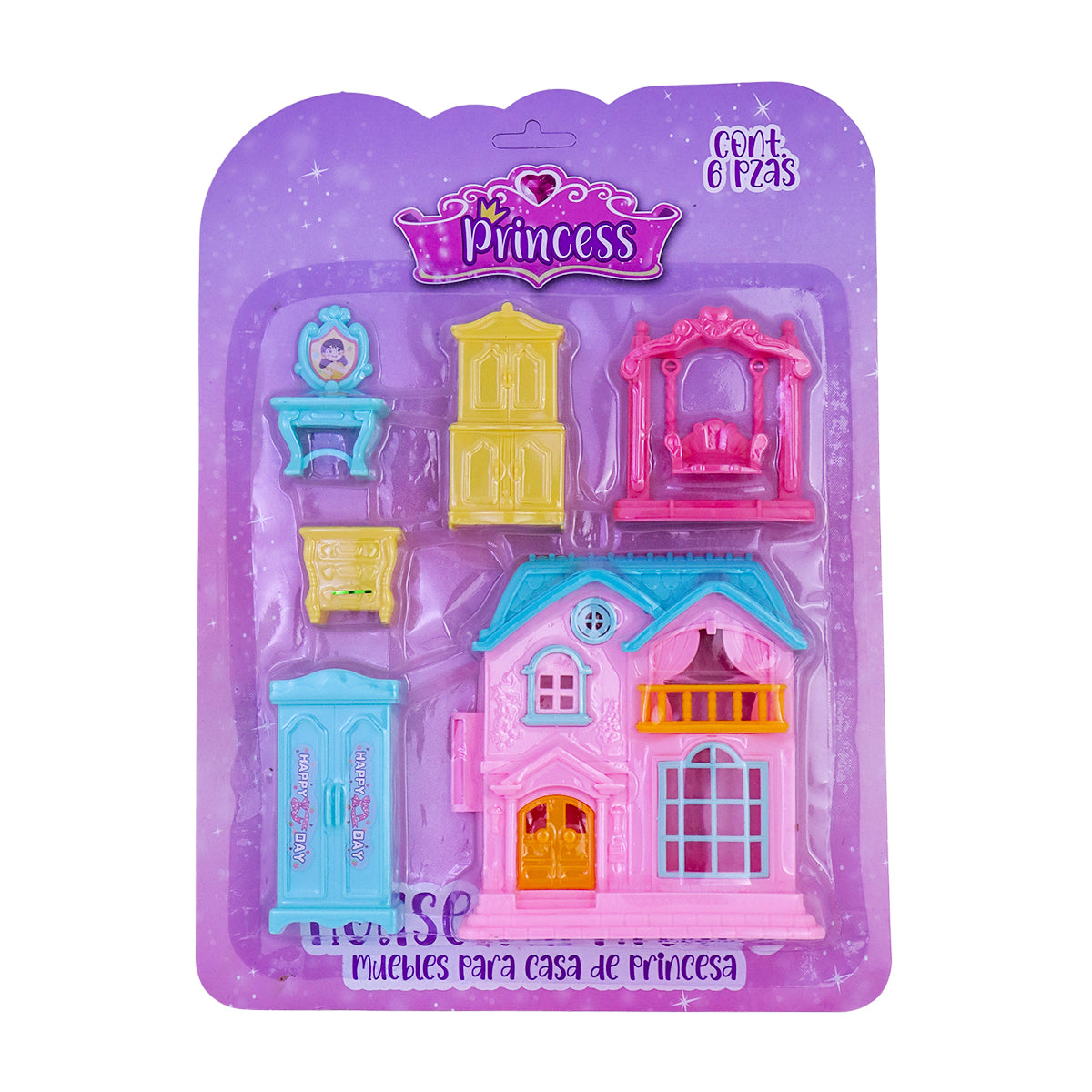 Muebles de Juguete para Casa de Muñecas, 6 pzas