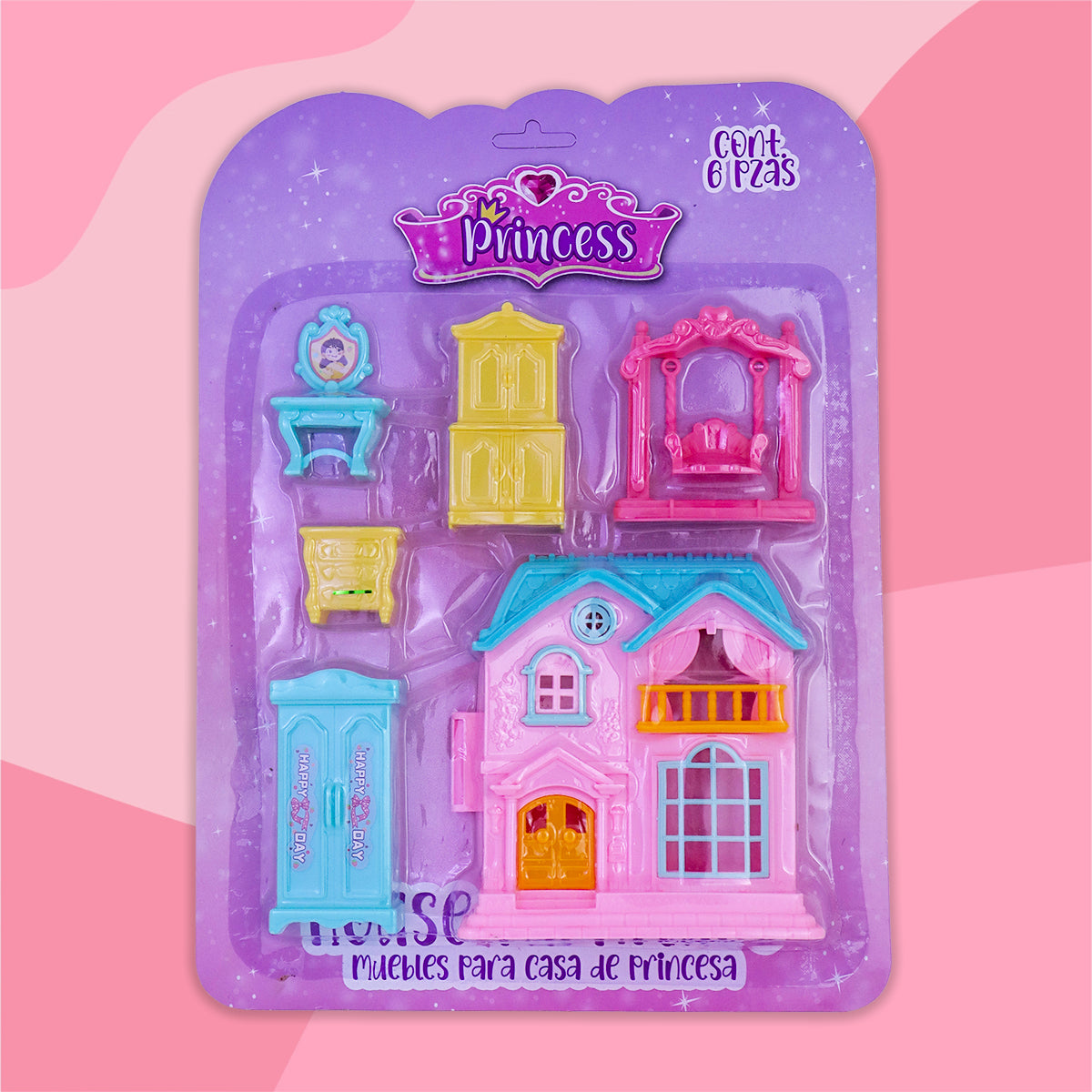 Muebles de Juguete para Casa de Muñecas, 6 pzas