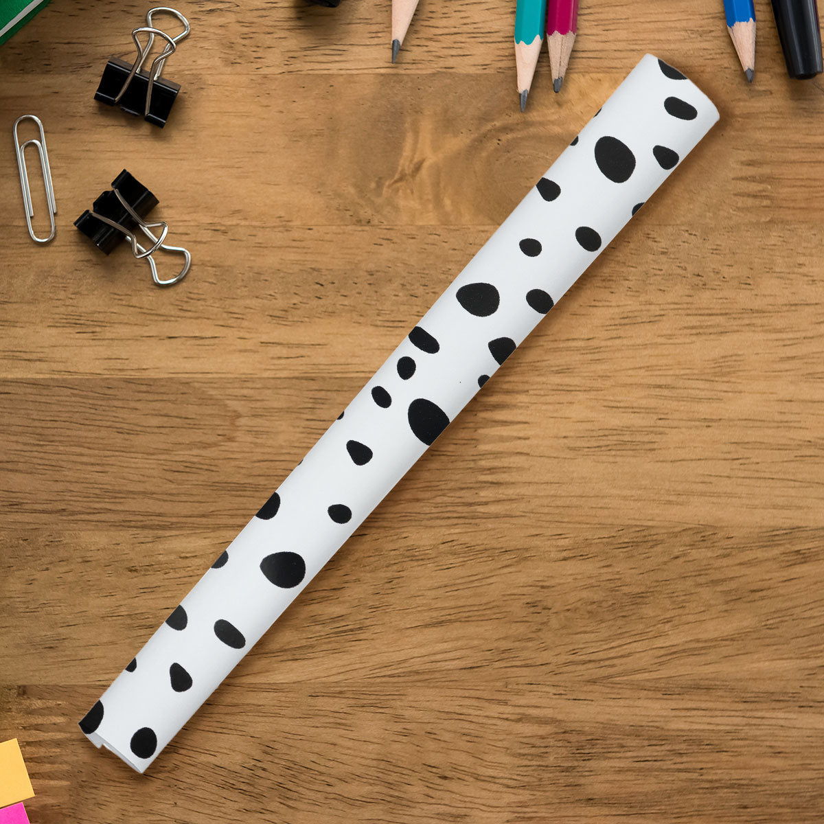 Rollo Adhesivo color Blanco/Negro