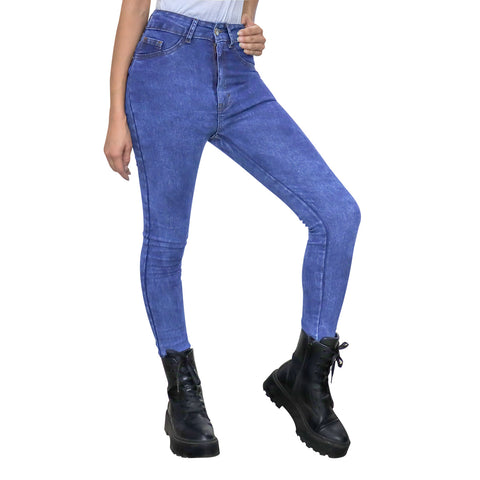 Jeans de Mezclilla Juvenil para Mujer, color Azul Claro