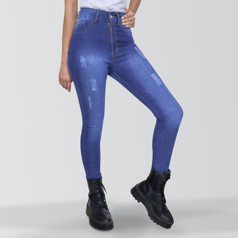Jeans de Mezclilla Juvenil para Mujer, color Azul