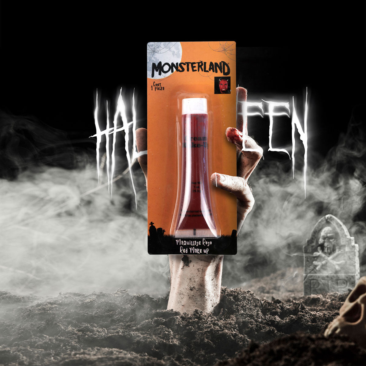 Maquillaje Líquido color Rojo para Halloween