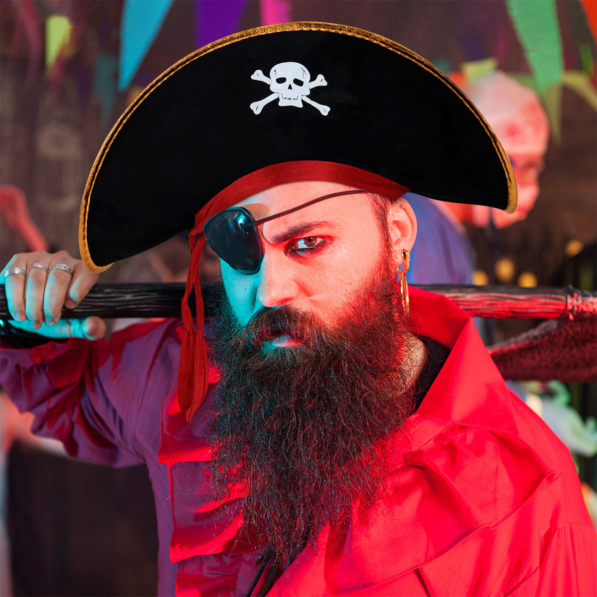 Sombrero de Pirata para Disfraz de Halloween