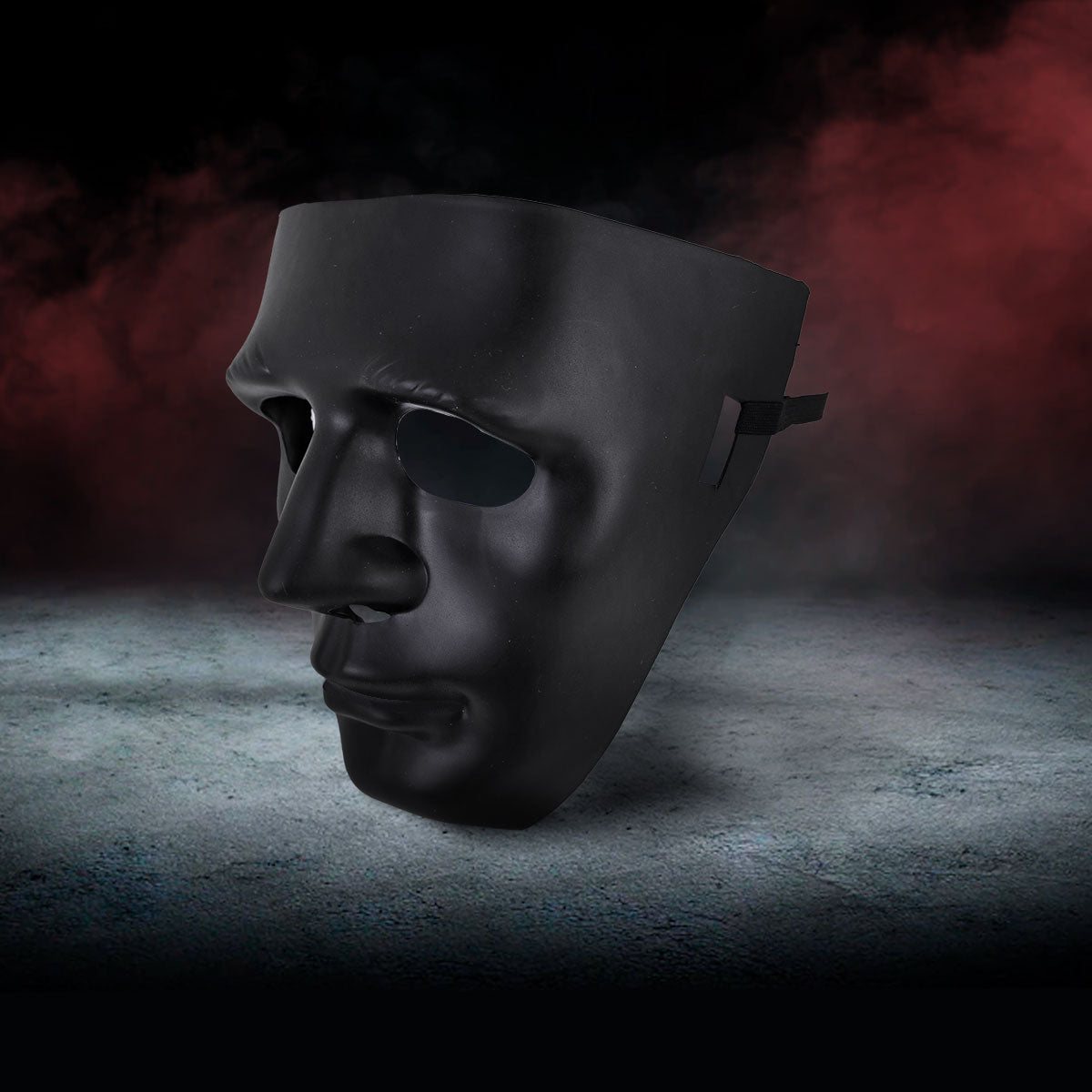 Máscara color Negro para Disfraz de Halloween