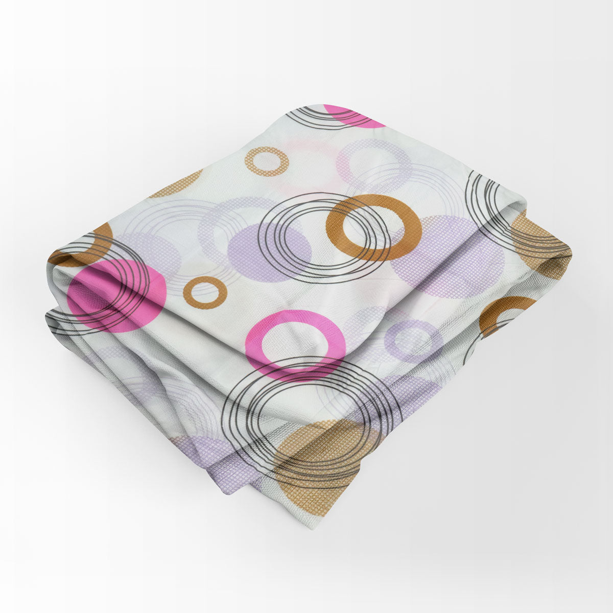 Juego de Sábanas Matrimonial con Diseño de Círculos