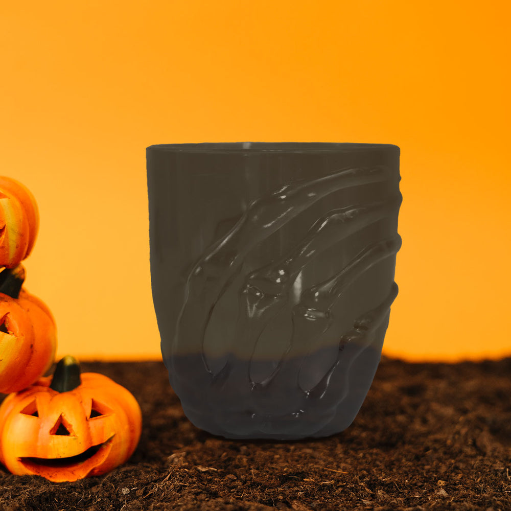 Mano Fantasmal, Vaso de Plástico, Color Negro