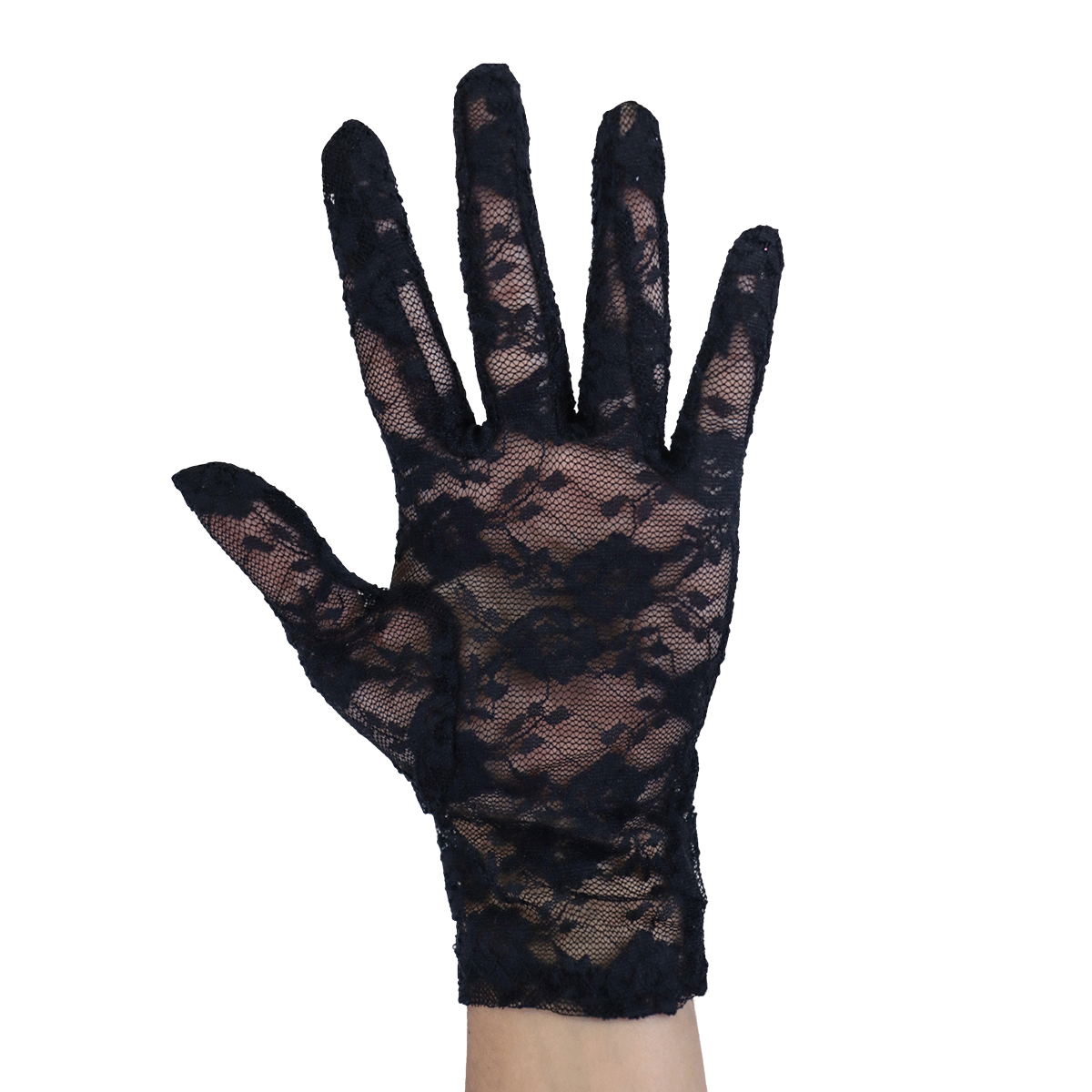 Guantes Negros de Encaje, Halloween