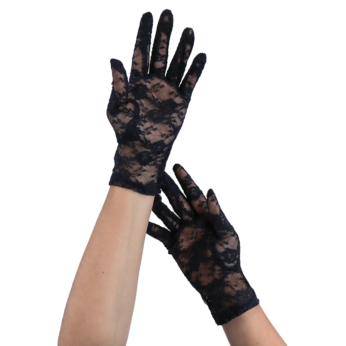 Guantes Negros de Encaje, Halloween