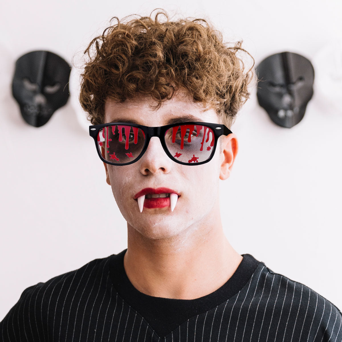 Lentes con Diseño de Sangre para Halloween