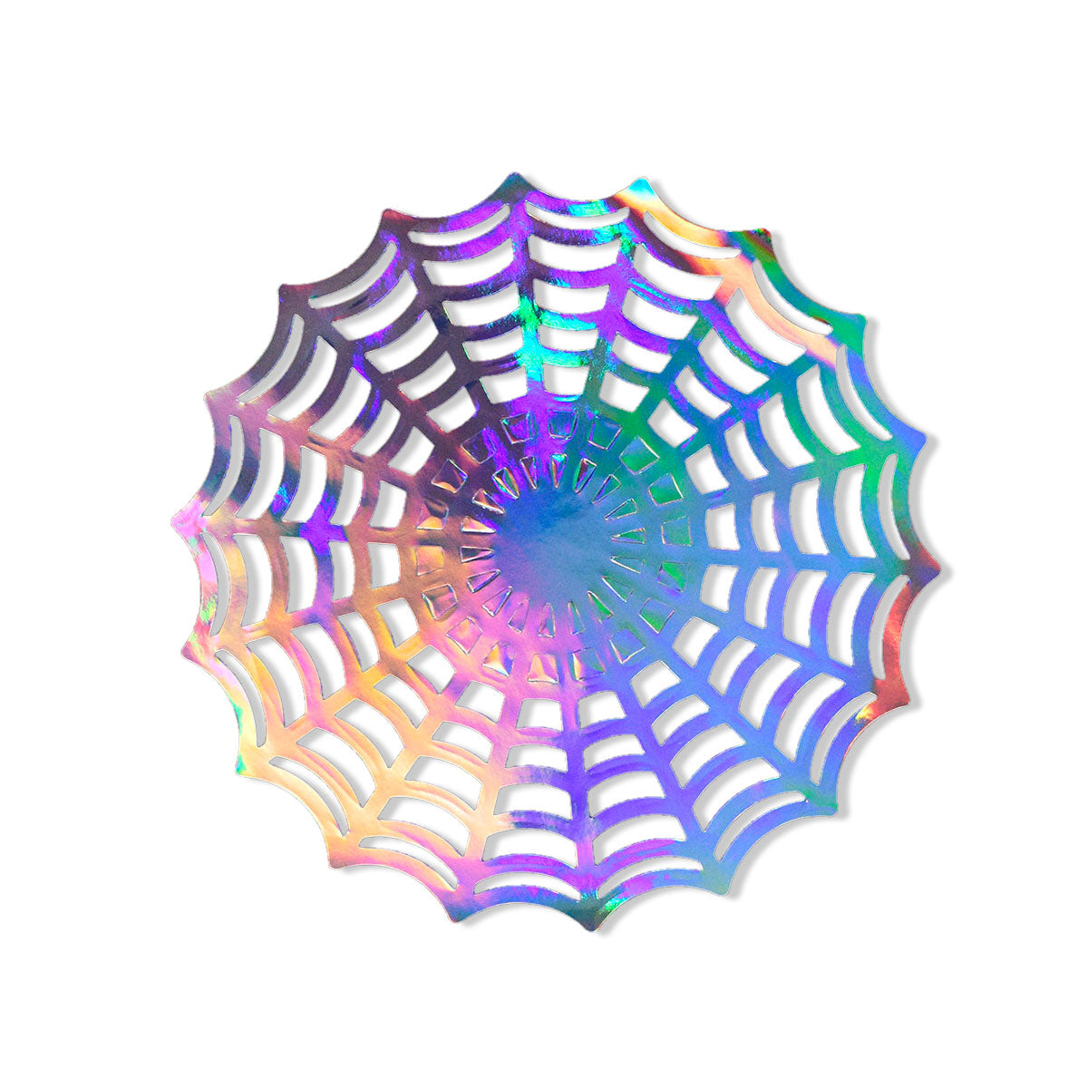 Manteles de Telaraña Tornasol para Halloween, 4 pzas.