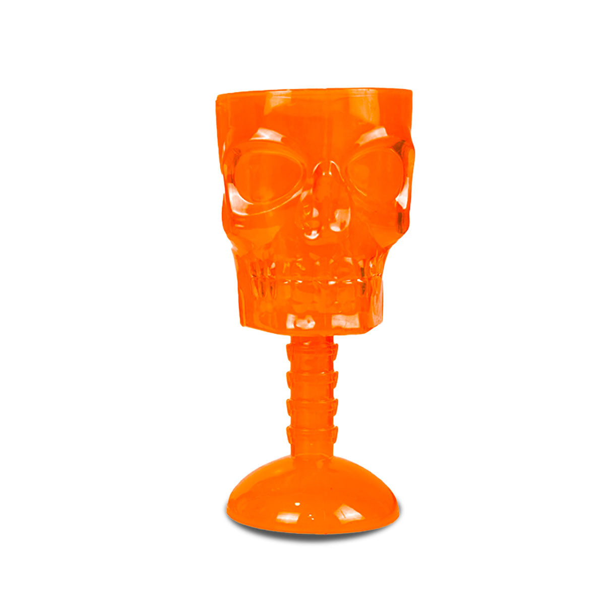 Copa con Diseño de Cráneo para Halloween, color Naranja
