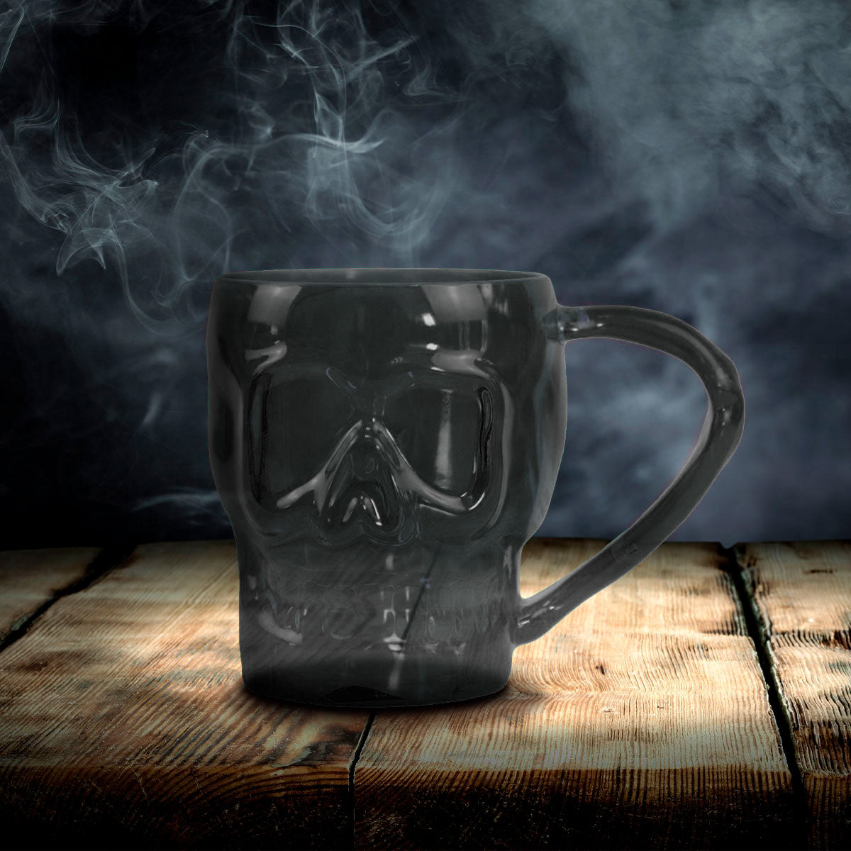 Calavera, Taza, Color Negro