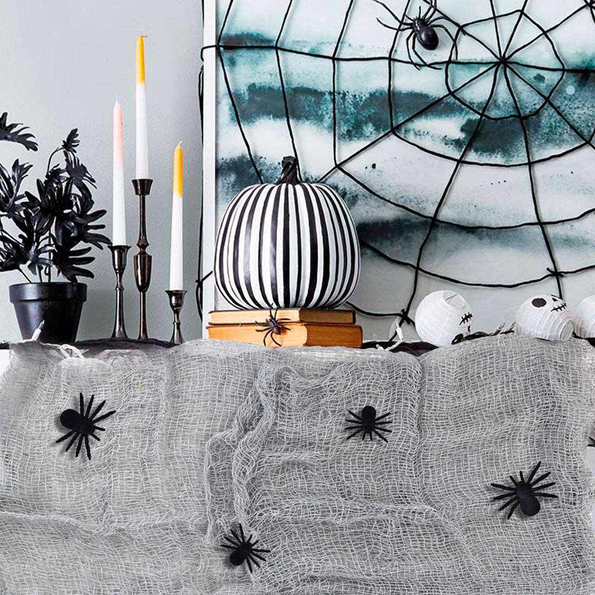 Tela Tenebrosa color Gris para Decoración