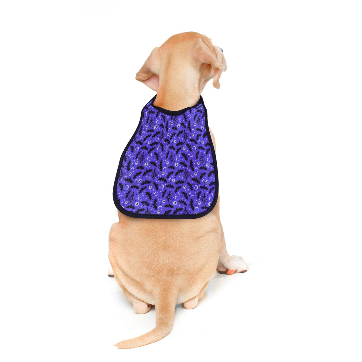 Capa para mascota color Azul con Diseño de Halloween