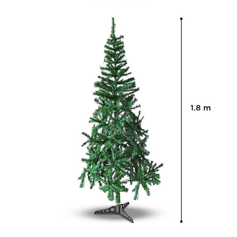 Árbol de Navidad color Verde, 1.8m