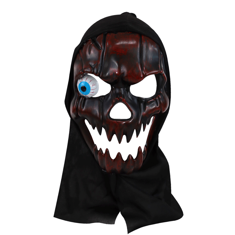 Máscara de Cráneo color Negro para Disfraz
