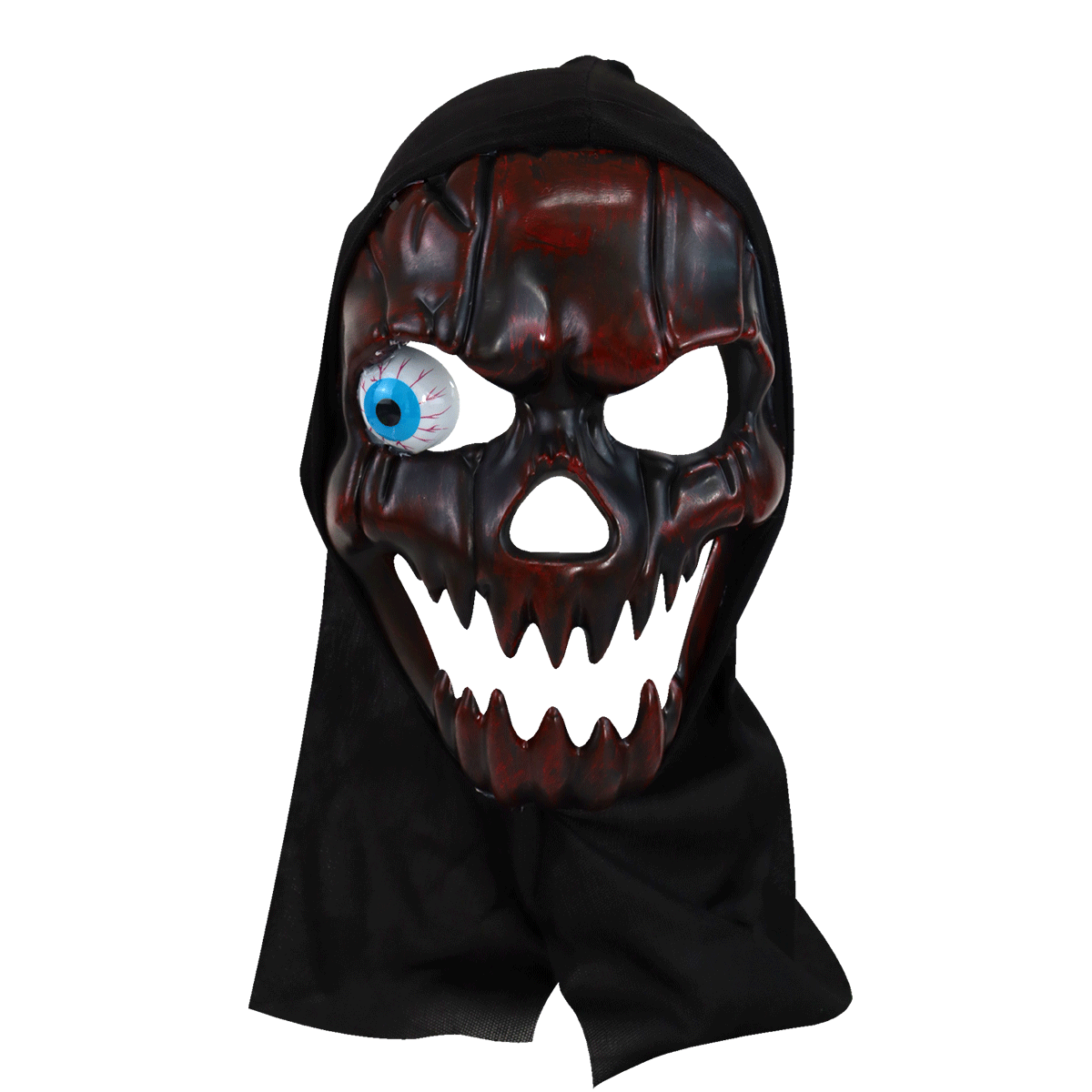 Máscara de Cráneo color Negro para Disfraz