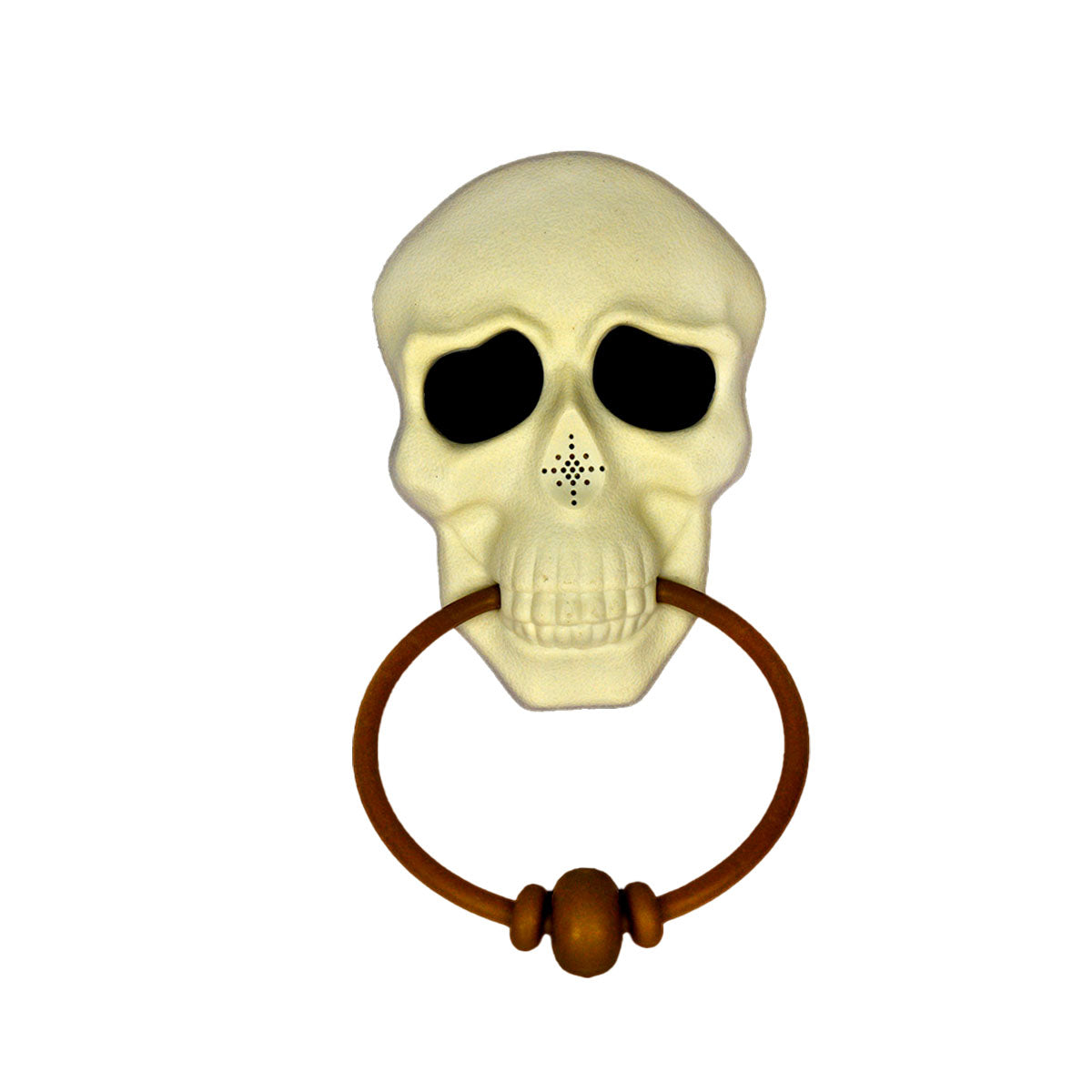 Timbre de Calavera color Hueso con Sonido Aterrador