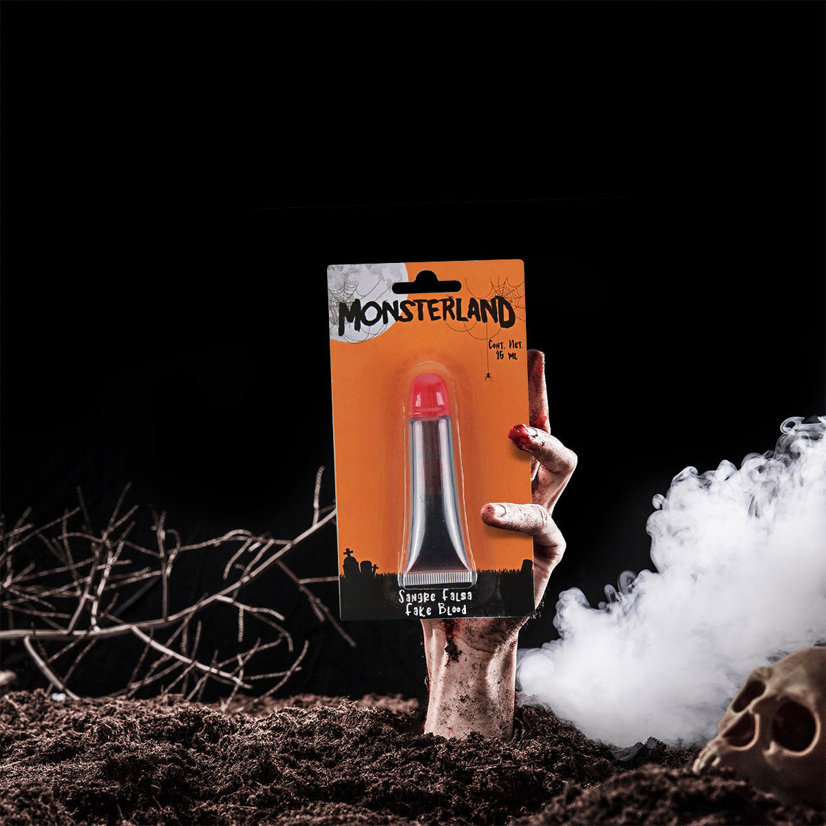 Tubo de Sangre Falsa para Disfraz de Halloween, 15 ml