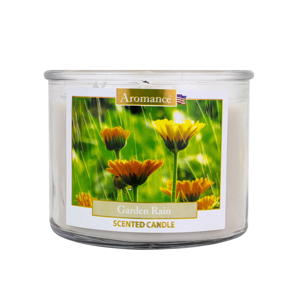 Vela Aromática a Flores, 3 Pabilos