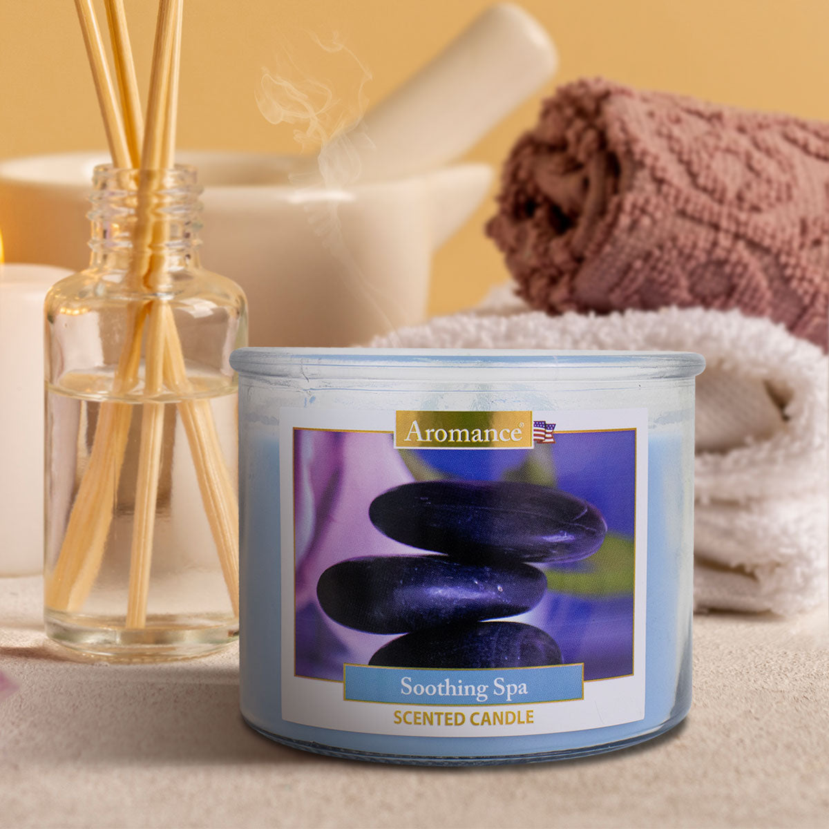 Vela Aromática de Spa, 3 Pabilos