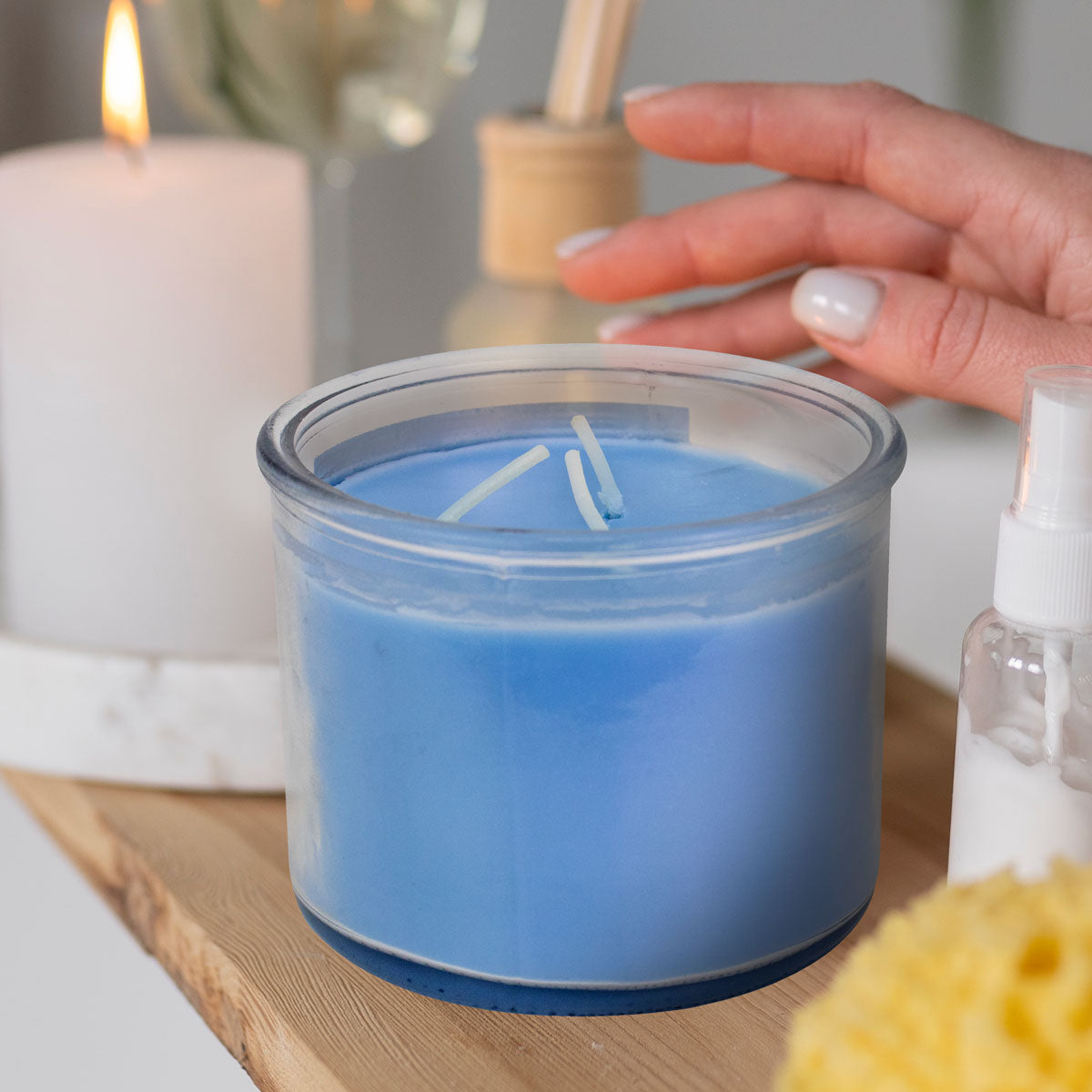 Vela Aromática de Spa, 3 Pabilos