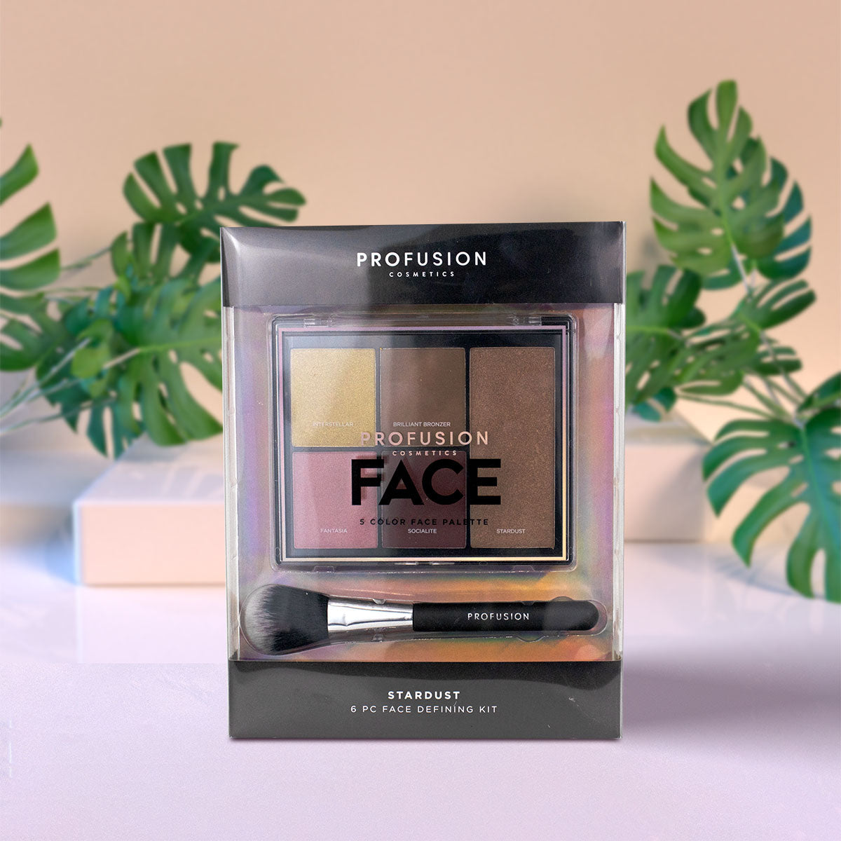 Set de Definición Facial Profusion 5 Tonos y Brocha