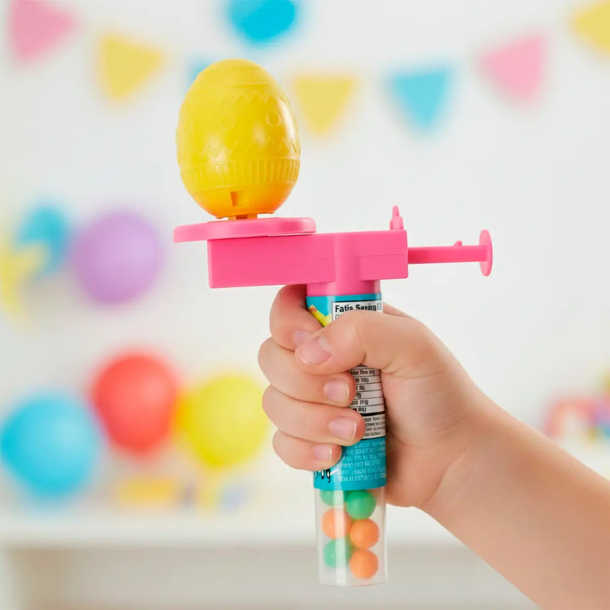 Dispensador Spinner con Dulces, Color Rosa