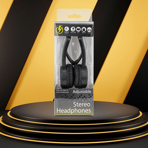 Audífonos Diadema Ajustables color Negro