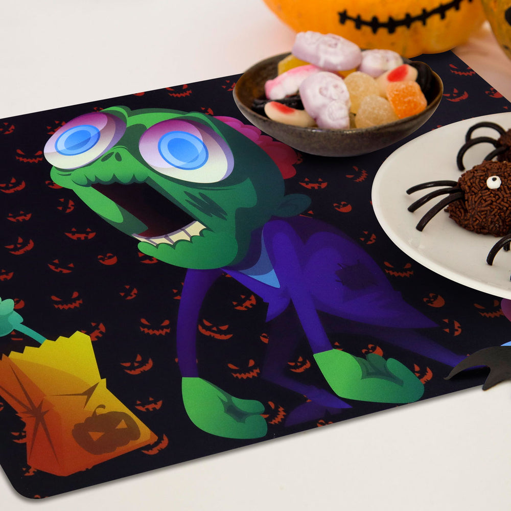 Mantel Individual con Diseño de Zombie para Halloween