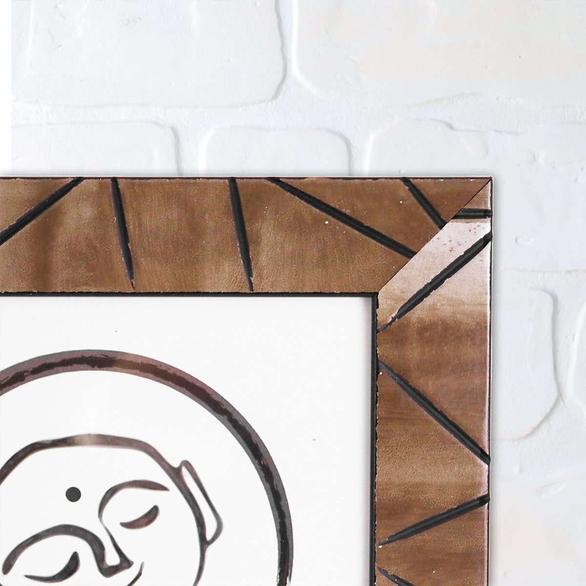 Portarretratos con Marco color Café, 13x18cm