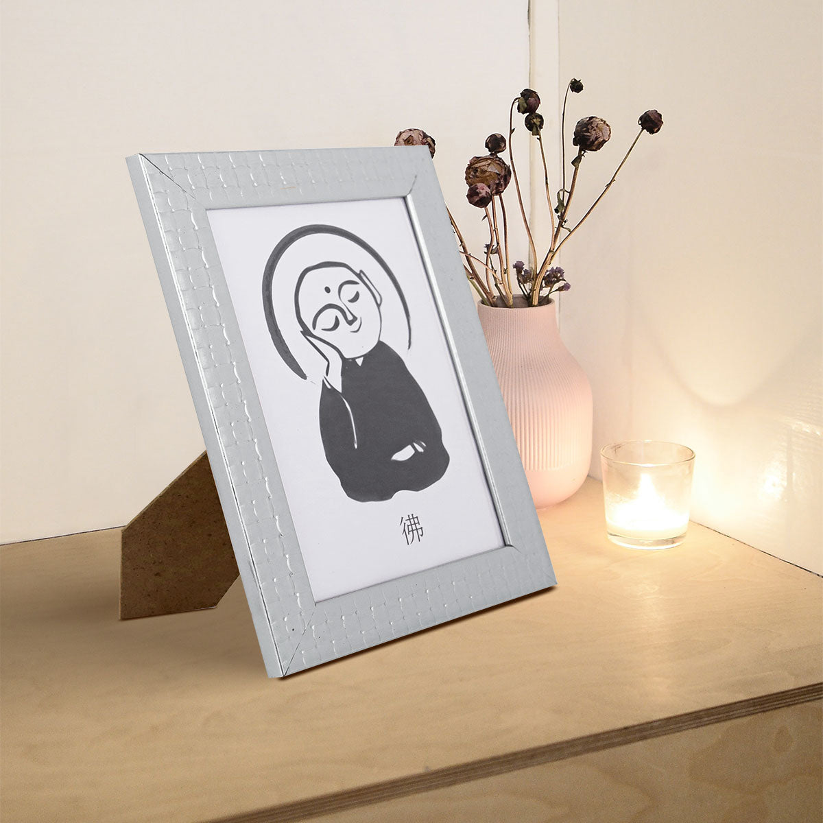 Portarretrato con Marco color Plata, 13x18cm