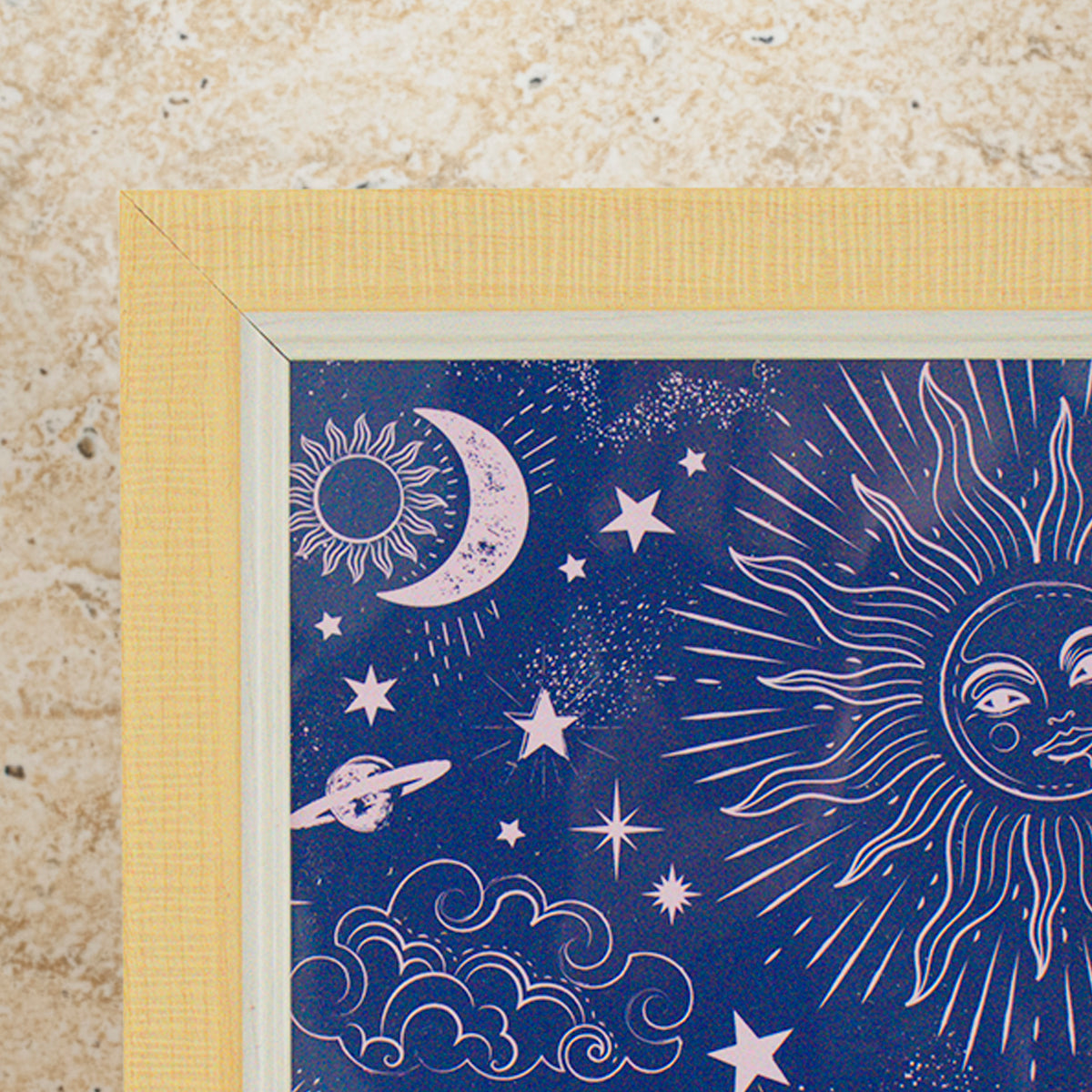 Portarretratos con Textura color Beige