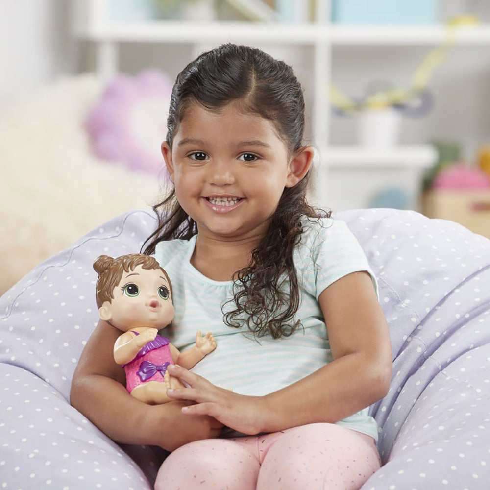 Baby Alive Chapoteo y Abrazos, Traje de Baño Morado