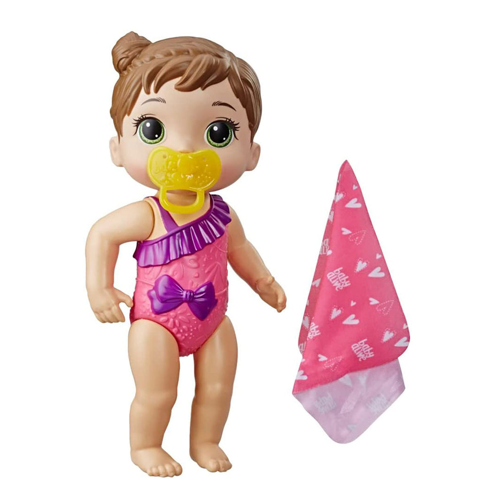 Baby Alive Chapoteo y Abrazos, Traje de Baño Morado