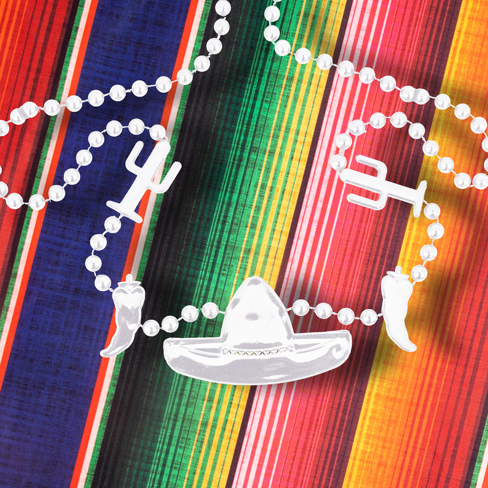 Collar con Diseño de Fiestas Patrias color Blanco