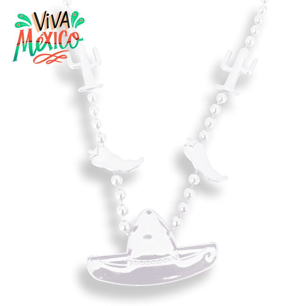 Collar con Diseño de Fiestas Patrias color Blanco