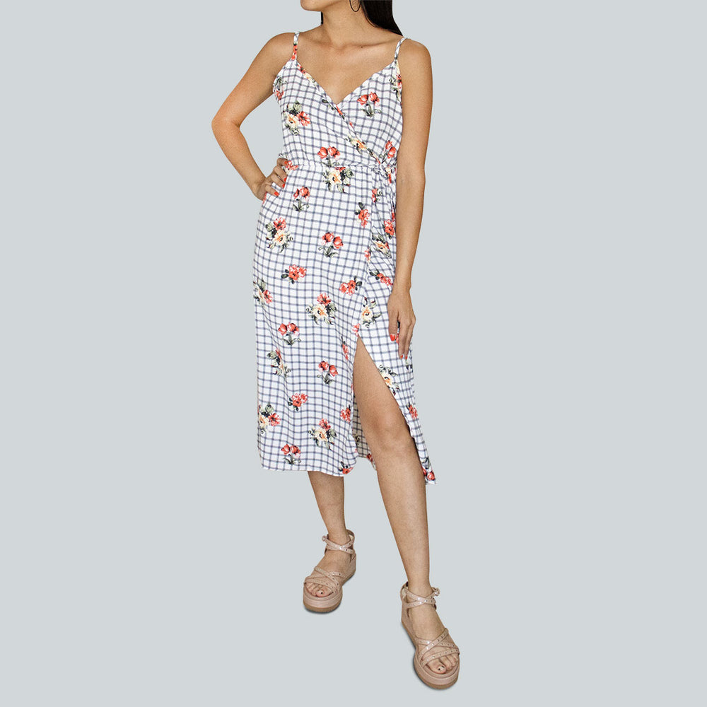 Vestido Largo de Tirantes para Dama color Blanco