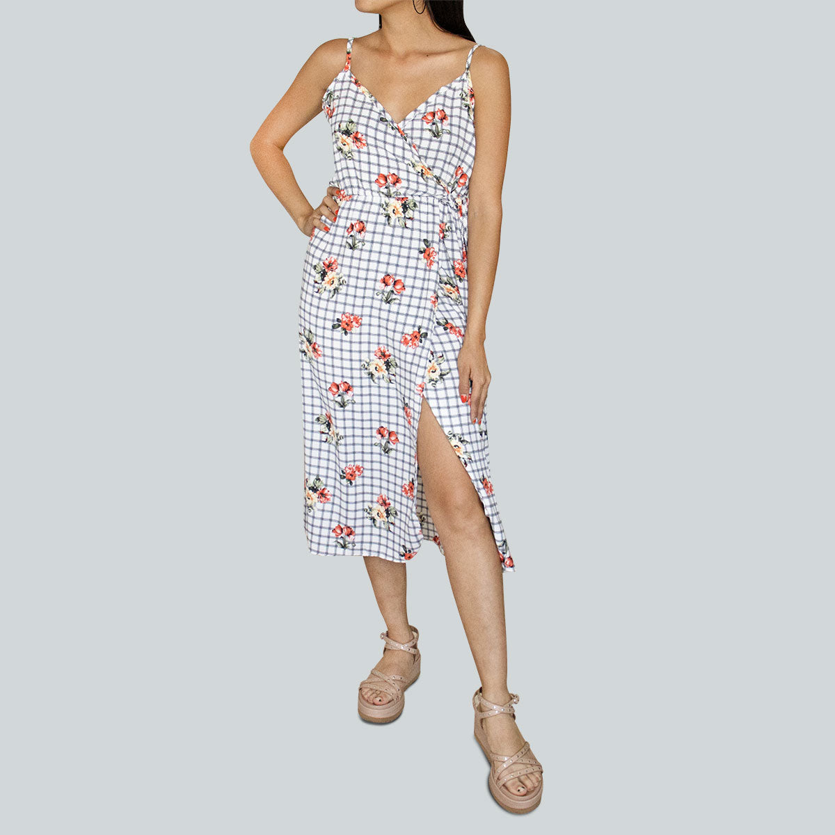 Vestido Largo de Tirantes para Dama color Blanco
