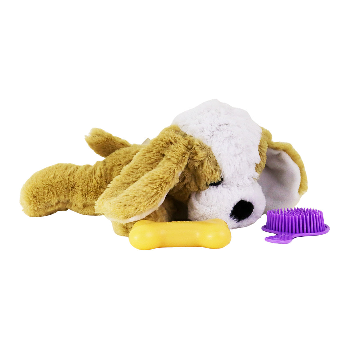 Perro de Peluche con Bolsa de Colores