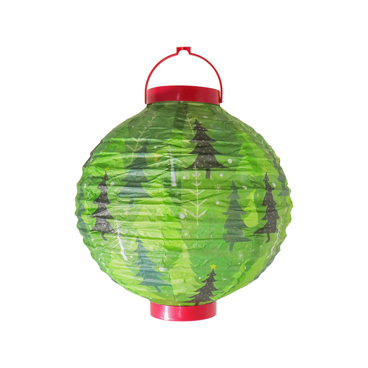 Lámpara Navideña de Papel color Verde