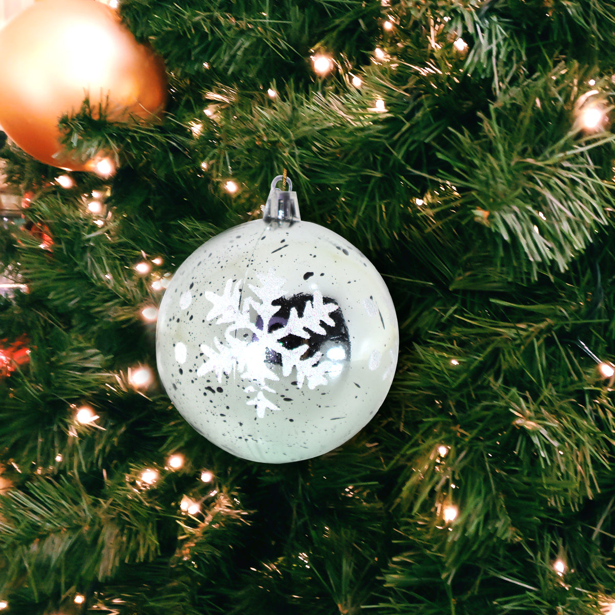 Esfera Decorativa color Menta con Diamantina