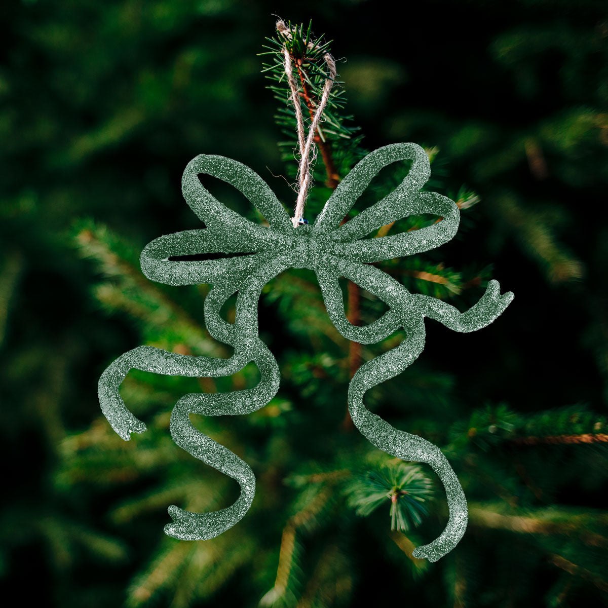 Decoración Colgante con Diseño de Moño color Verde