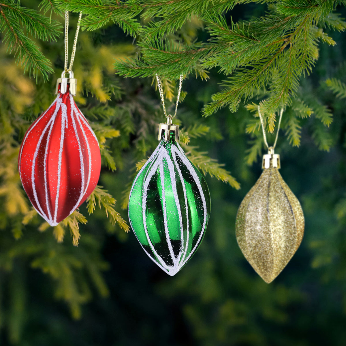 Ornamentos Navideños, 3 piezas