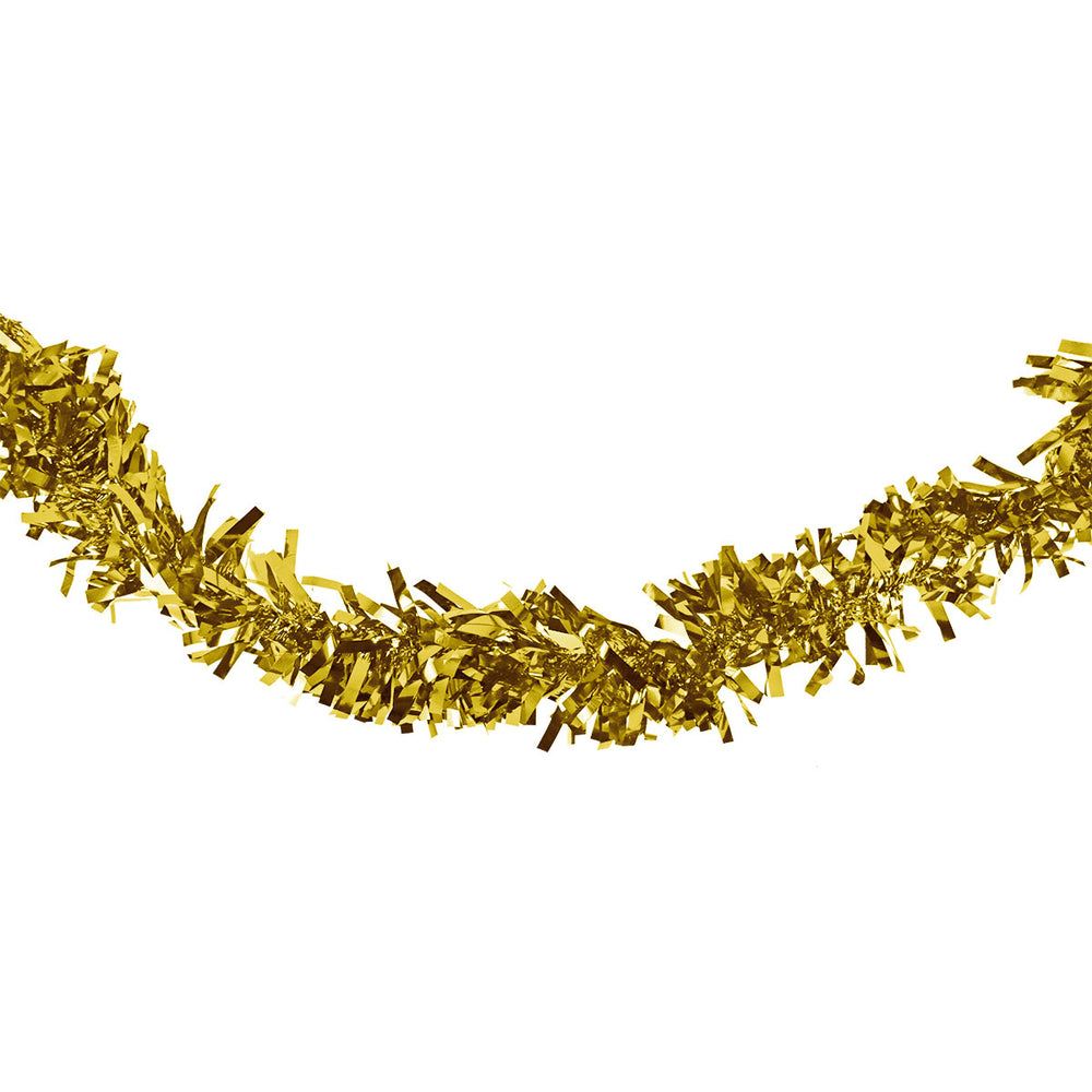 Guirnalda Navideña, Color Oro, Tinsel, 2.5 m