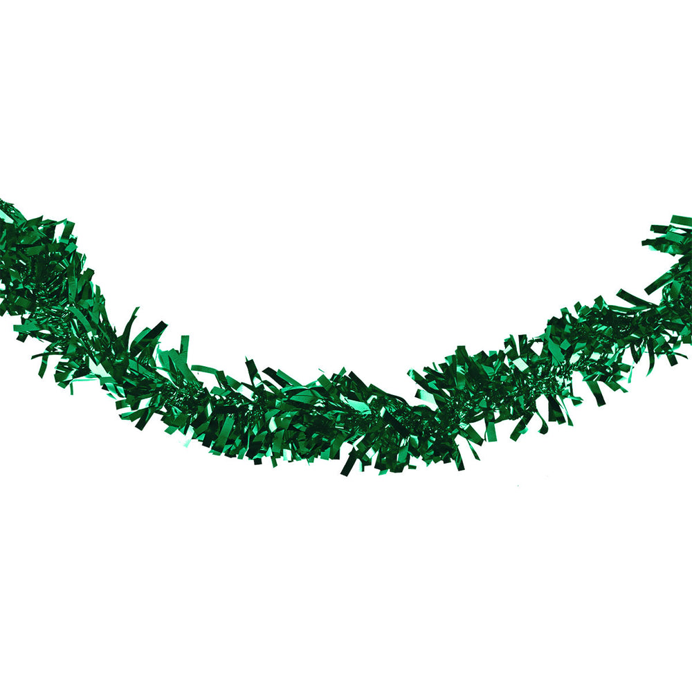 Guirnalda Navideña, Color Verde, Tinsel, 2.5 m
